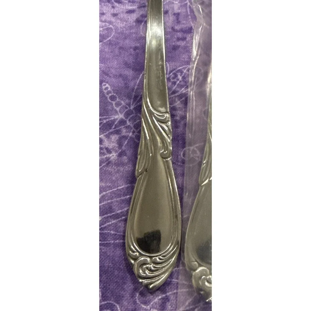 Farberware Majestic‎ Soup Spoon Spoons Stainless Steel Flatware Set of 8